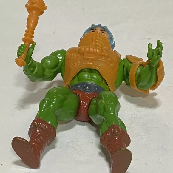 Masters Of The Universe Man At Arms Action Figure w/ Club Armor MOTU Mattel 1981 - Picture 11 of 11